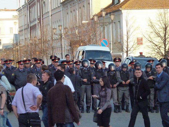 Manifestazioni contro Putin, foto di Giulia Trevisan e Martin Moellenkamp, Russia, 2012