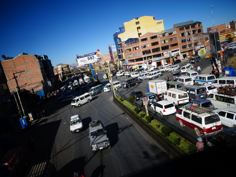 Il traffico di El Alto